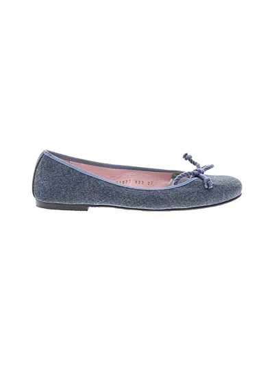 Pre-owned Pretty Ballerinas Flats In Blue