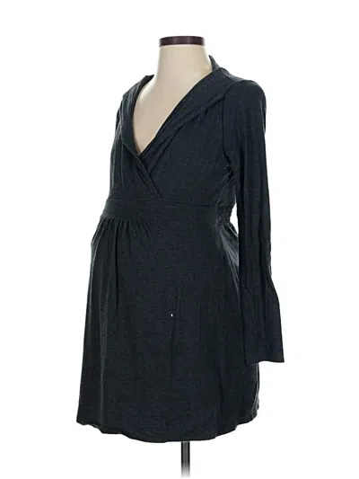 Pre-owned A Pea In The Pod Casual Dress In Gray
