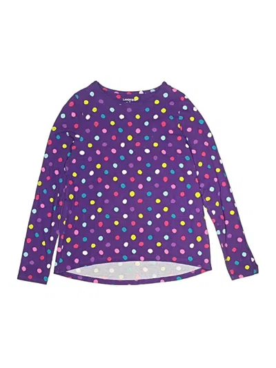 Pre-owned Lands' End Kids'  Dress In Purple