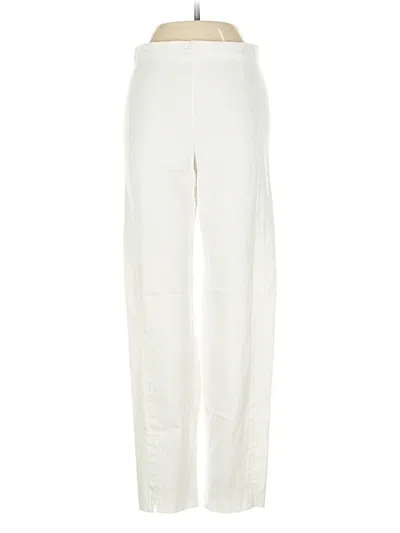 Pre-owned Franne Golde Casual Pants In White