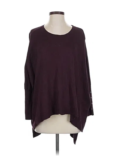 Pre-owned Jennifer Lopez Pullover Sweater In Burgundy