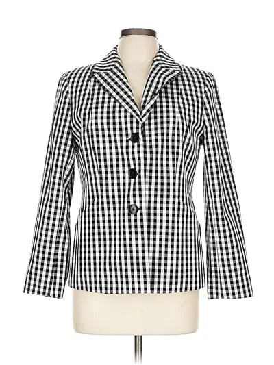 Pre-owned Elie Tahari Blazer Jacket In White