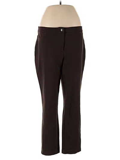 Pre-owned Chico's Dress Pants In Brown