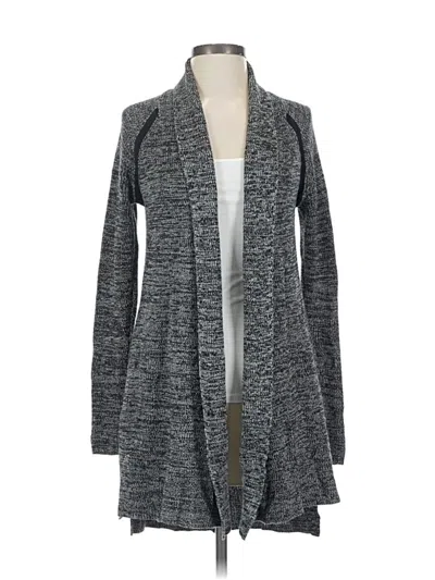 Pre-owned Athleta Cardigan Sweater In Gray