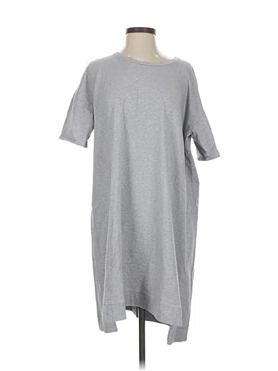 Pre-owned Eileen Fisher Casual Dress In Gray