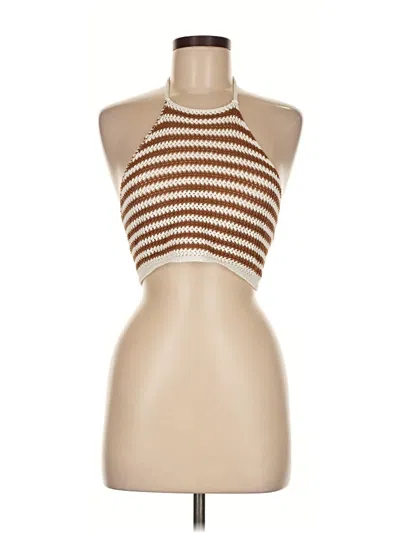 Pre-owned Subdued Cardigan Sweater In Brown