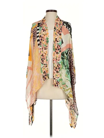 Pre-owned By Anthropologie Kimono In Orange