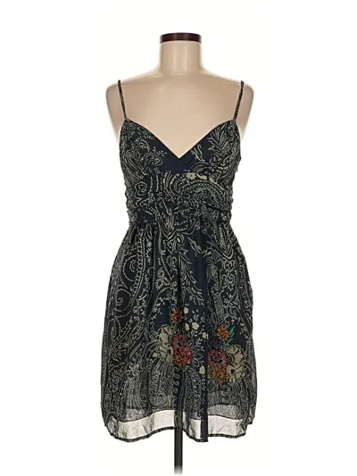 Pre-owned Staring At Stars Cocktail Dress In Blue