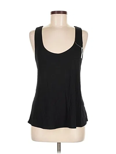 Pre-owned Adore Me Tank Top Black Halter Neckline Tops