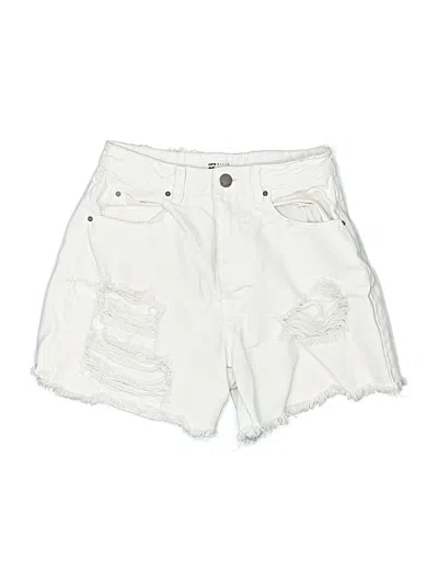 Pre-owned Billabong Denim Shorts In White