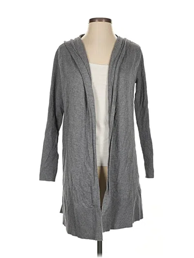 Pre-owned Athleta Cardigan Sweater In Gray