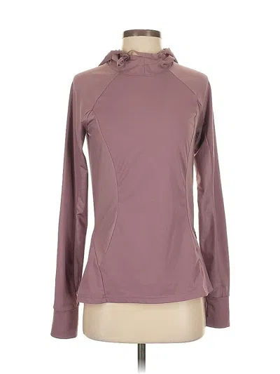 Pre-owned Fabletics Sweatshirt In Purple