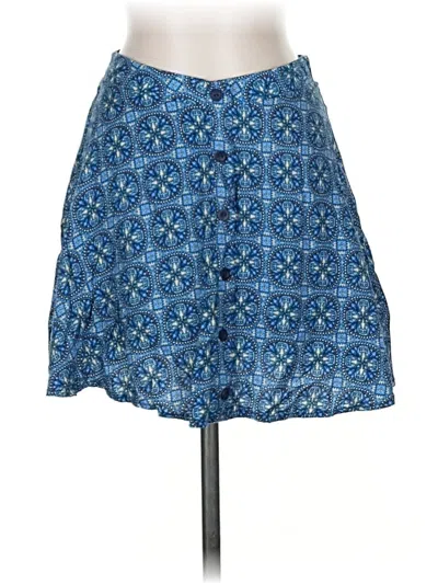 Pre-owned Lush Casual Skirt In Blue