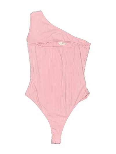 Pre-owned Peach Love Bodysuit In Pink