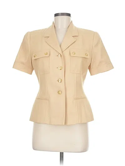 Pre-owned Kasper A.s.l. Blazer Jacket In Yellow