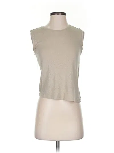 Pre-owned Athleta Sleeveless T-shirt In Brown