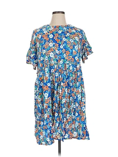 Pre-owned Chic Soul (chicsoul.com) Casual Dress In Blue