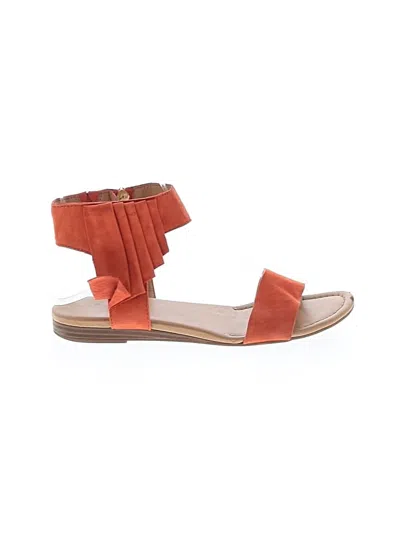 Pre-owned Franco Sarto Sandals In Orange