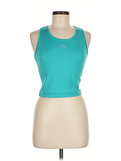 Pre-owned Puma Active Tank Top In Blue