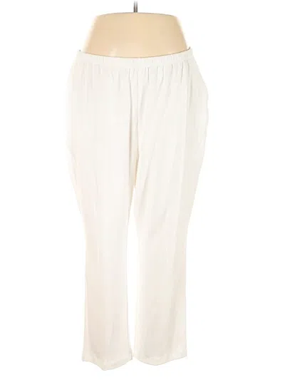 Pre-owned Lands' End Casual Pants In White