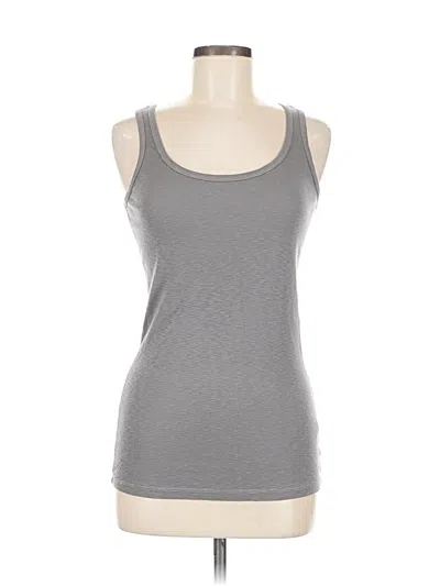 Pre-owned Michael Stars Tank Top Gray Halter Neckline Tops