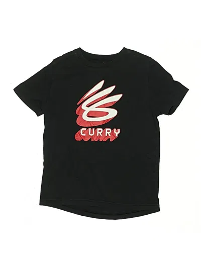 Pre-owned Under Armour Kids' Short Sleeve T-shirt In Black