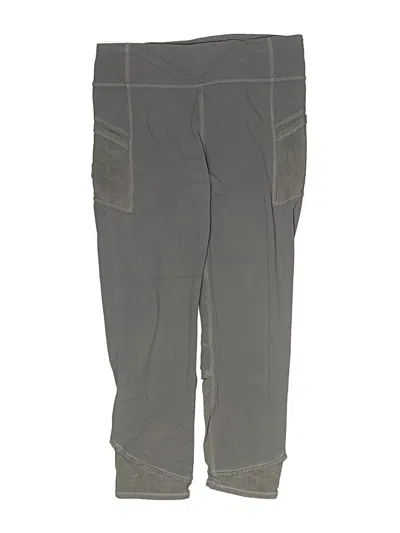 Pre-owned Athleta Girl Kids' Cargo Pants In Gray