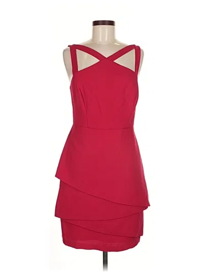 Pre-owned Bcbgmaxazria Cocktail Dress In Red
