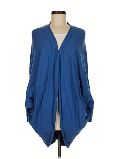 Pre-owned Marvelush For Layers By Lizden Cardigan Sweater In Blue