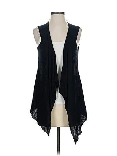 Pre-owned Comfy Usa Cardigan Sweater In Black