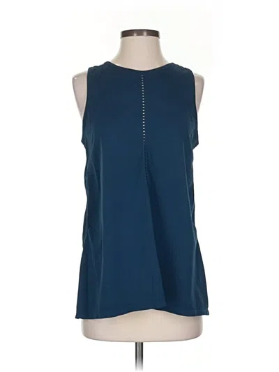 Pre-owned Athleta Sleeveless T-shirt In Blue