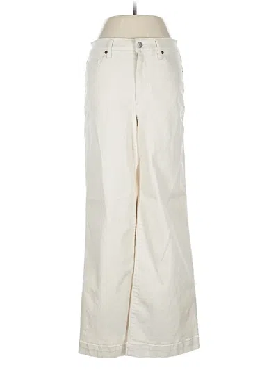 Pre-owned Lands' End Jeans In White