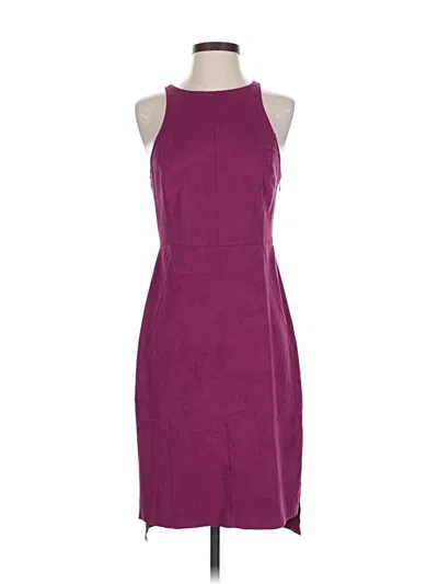 Pre-owned Halston Heritage Cocktail Dress In Burgundy