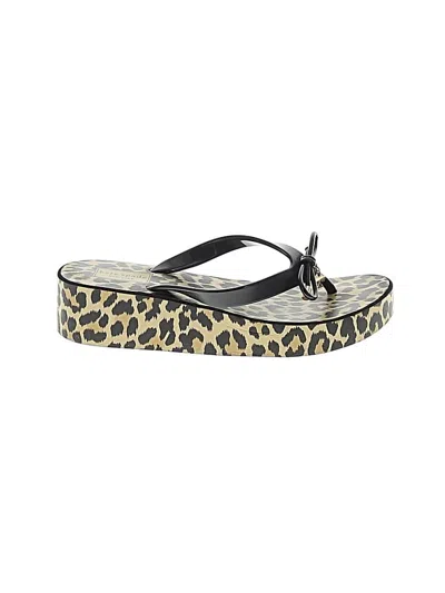 Pre-owned Kate Hill Wedges In Black