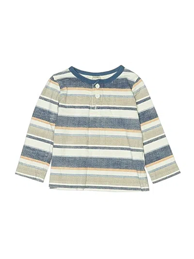 Pre-owned Peek Babies' ... Long Sleeve Top Blue Tops