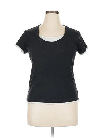 Pre-owned Style & Co Short Sleeve T-shirt In Black