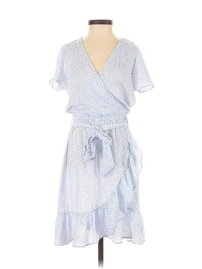 Pre-owned Lc Lauren Conrad Casual Dress In Blue