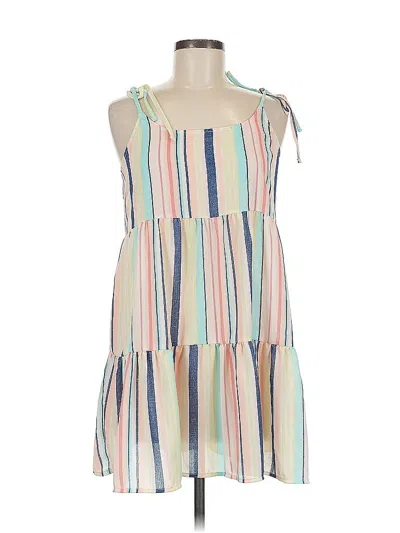 Pre-owned Celebrity Pink Casual Dress In Blue