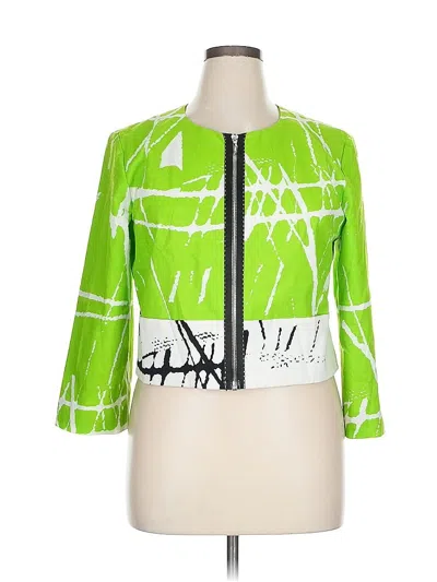 Pre-owned Soca By St. John Jacket In Green