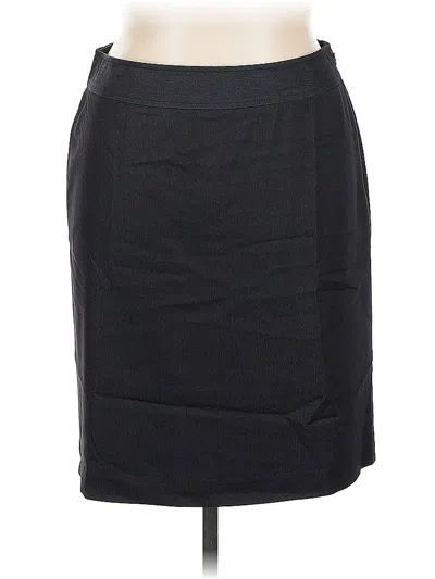 Pre-owned Casual Corner Casual Skirt In Black