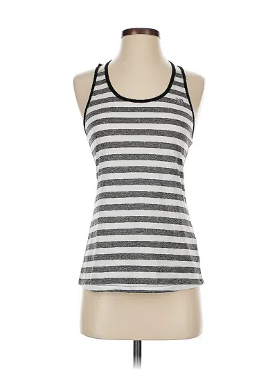 Pre-owned New Balance Tank Top Gray Halter Neckline Tops