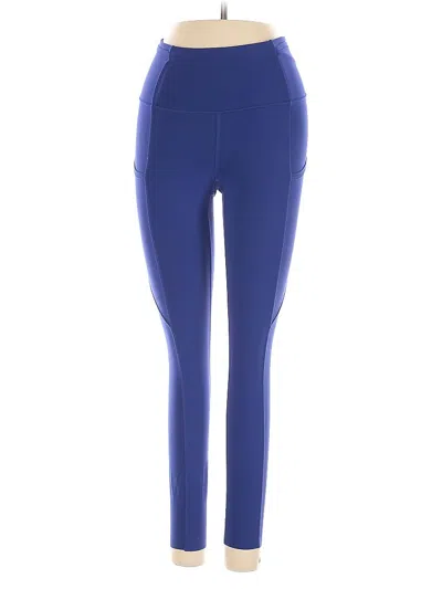 Pre-owned Lululemon Athletica Active Pants In Blue