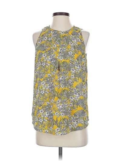 Pre-owned Dr2 Sleeveless Blouse In Yellow