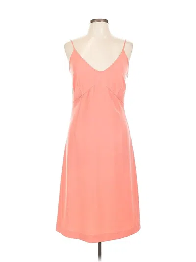 Pre-owned Calvin Klein Casual Dress In Orange