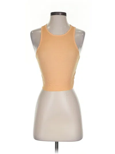 Pre-owned Bdg Tank Top Gold Halter Neckline Tops