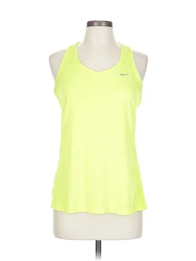Pre-owned Nike Active Tank Top In Green