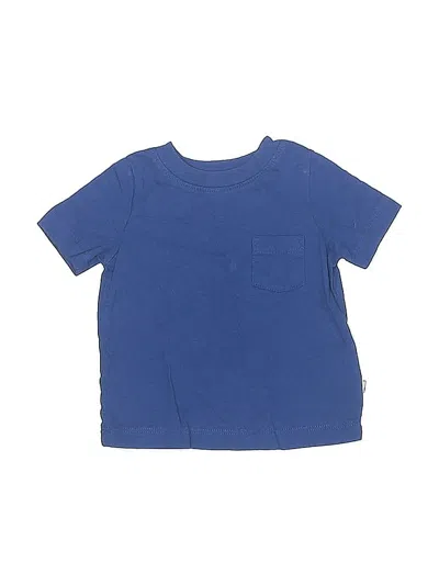 Pre-owned Baby Gap Babies' Short Sleeve T-shirt In Blue