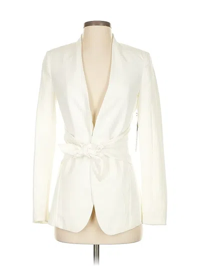 Pre-owned Xoxo Blazer Jacket In White