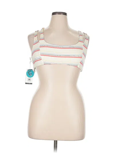Rip Curl Tube Top Ivory Strapless Neckline Tops In White