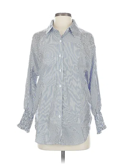 Assorted Brands Long Sleeve Blouse In Blue